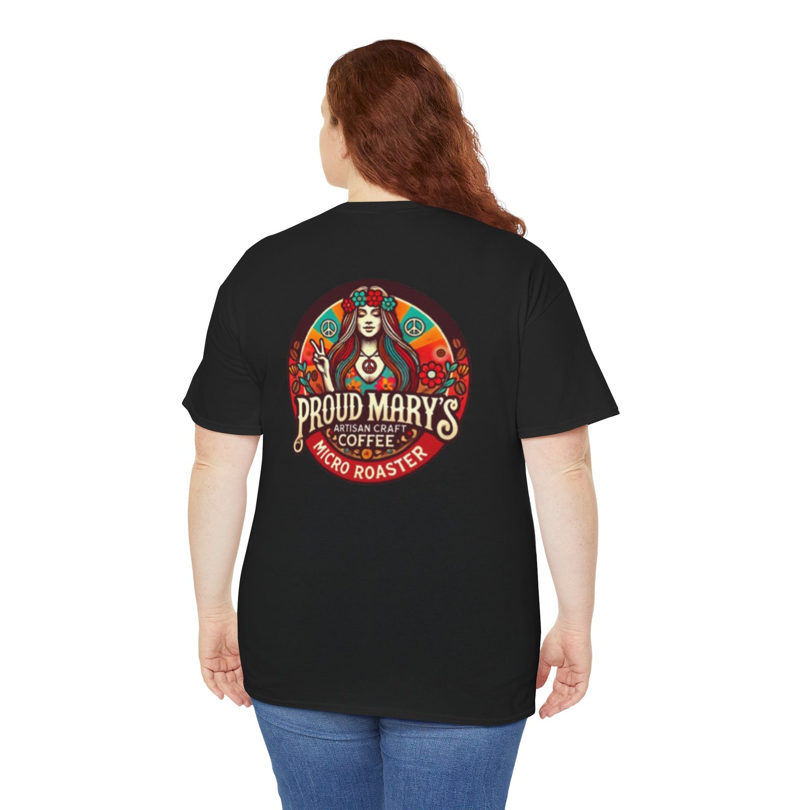 Proud Mary's Coffee Roaster Unisex Heavy Cotton Tee - Retro Design for Coffee Lovers