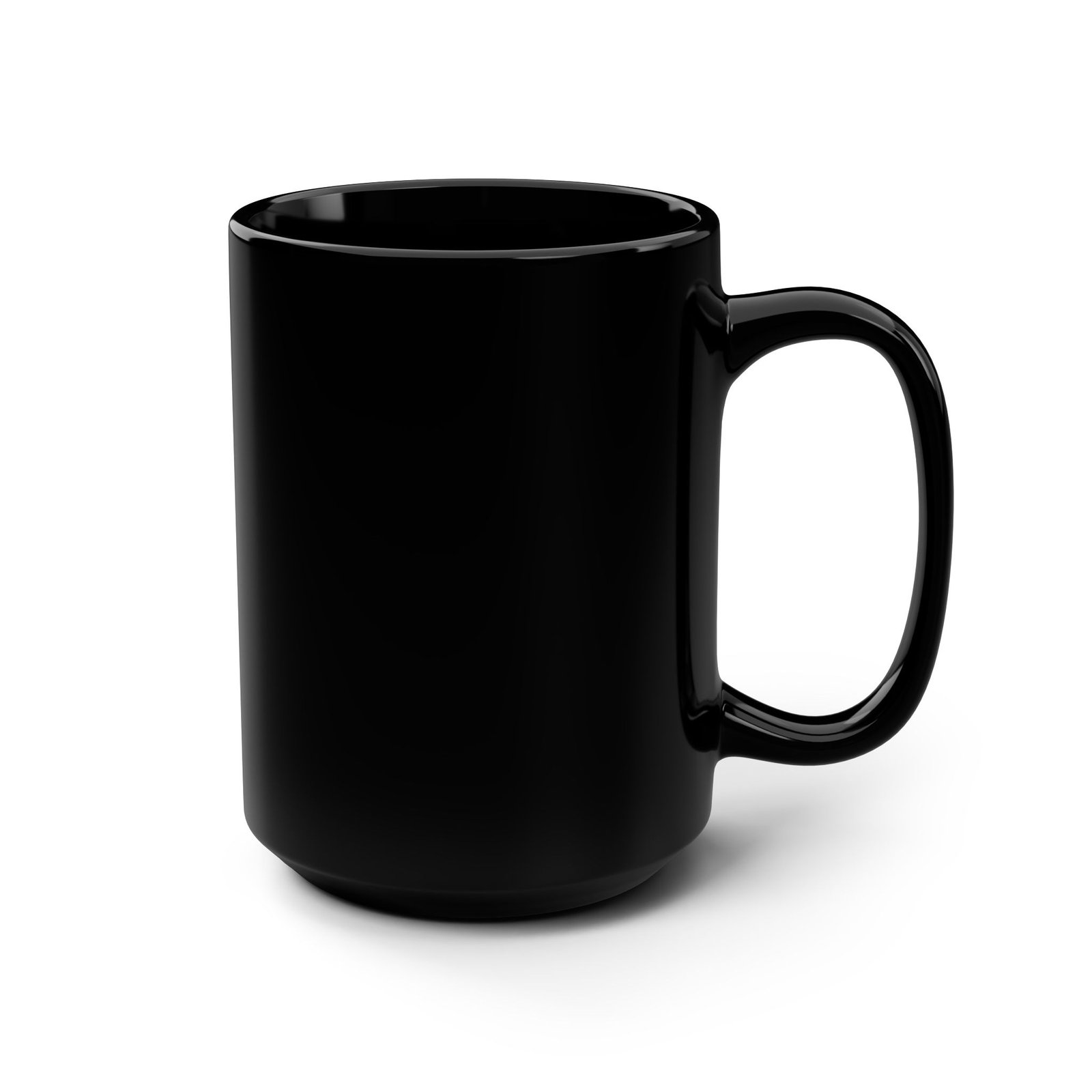 Mary's Coffee Roaster Black Mug - 15oz Righ Hand Ceramic Coffee Cup - Image 3