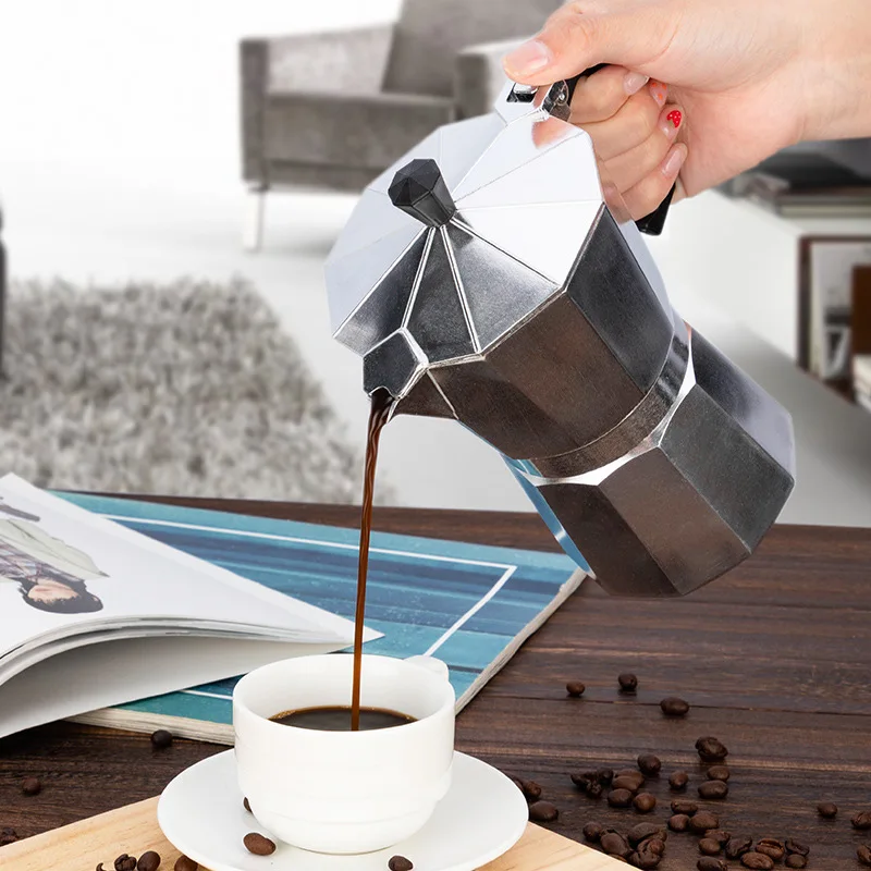 Moka Pot 50ml 100ml 150ml 300ml 450ml 600ml - Image 4