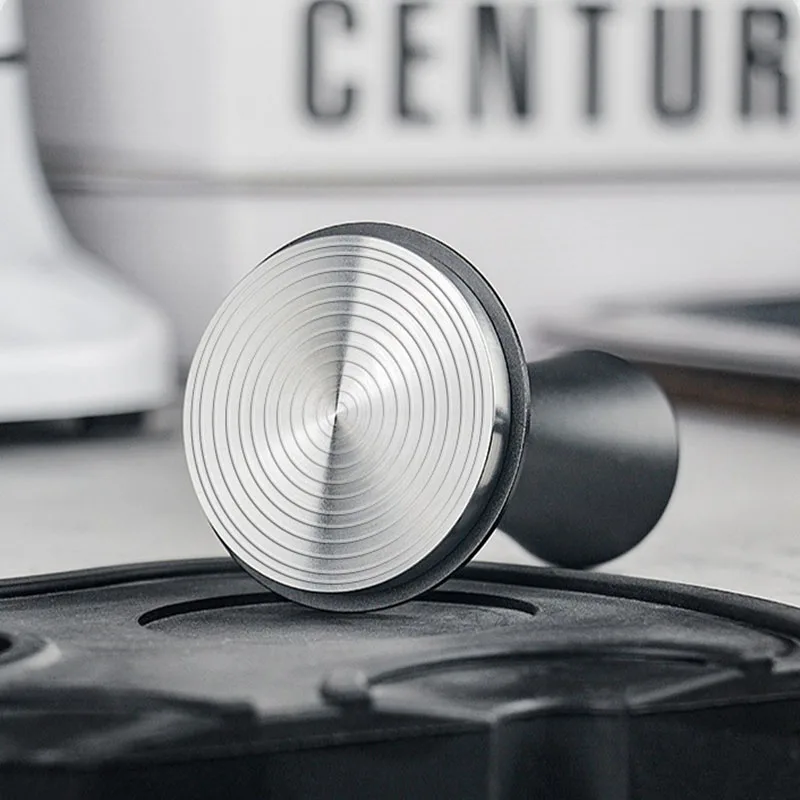 51mm 53mm 58mm Espresso Coffee Tamper Stainless Steel Flat/Thread Base Internal Spring Design Balanced Fixed Force Coffee Tamper - Image 2