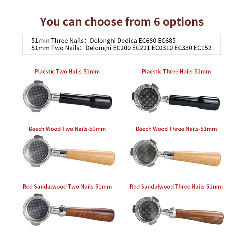 Bottomless Portafilter For Delonghi EC680 EC685 - Image 2